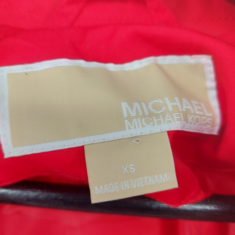 Michael Michael Kors Red Trench Size XS - Picture 6 of 11